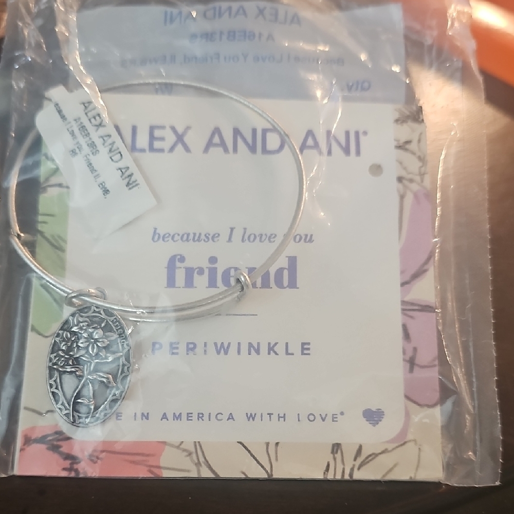NWT Alex and Ani "FRIENDS" Bracelet